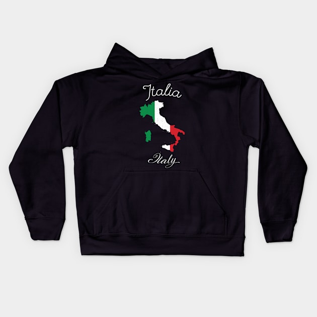 Italy Kids Hoodie by phenomad